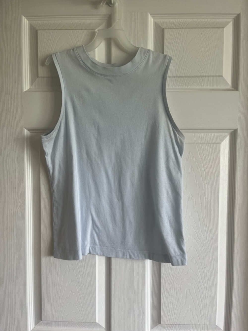 a new day Light Blue Sleeveless Crewneck Tank SZ XS